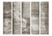 Room Divider Screen Cold Concrete II (5-piece) - industrial background in shades of gray 124315 additionalThumb 3