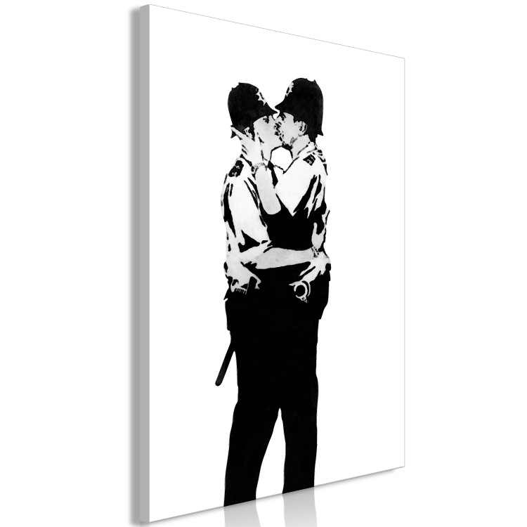 Canvas Art Print Kissing Coppers (1 Part) Vertical 124415 additionalImage 2