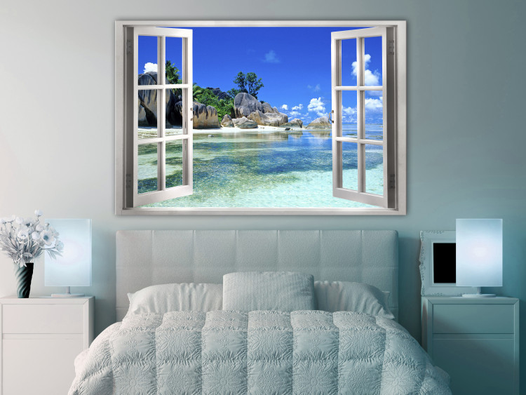 Canvas Art Print Paradise on Earth (1 Part) Wide 125015 additionalImage 3
