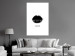 Wall Poster Dark Lips - black lips and English text on a white background 125915 additionalThumb 2