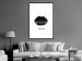 Wall Poster Dark Lips - black lips and English text on a white background 125915 additionalThumb 3