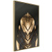 Poster Pharaoh's Gold - golden abstract figure on solid black background 128015 additionalThumb 12
