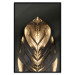 Poster Pharaoh's Gold - golden abstract figure on solid black background 128015 additionalThumb 18