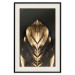 Poster Pharaoh's Gold - golden abstract figure on solid black background 128015 additionalThumb 19