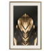 Poster Pharaoh's Gold - golden abstract figure on solid black background 128015 additionalThumb 20