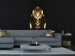 Poster Pharaoh's Gold - golden abstract figure on solid black background 128015 additionalThumb 5