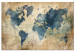 Large canvas print Retro Map [Large Format] 128615