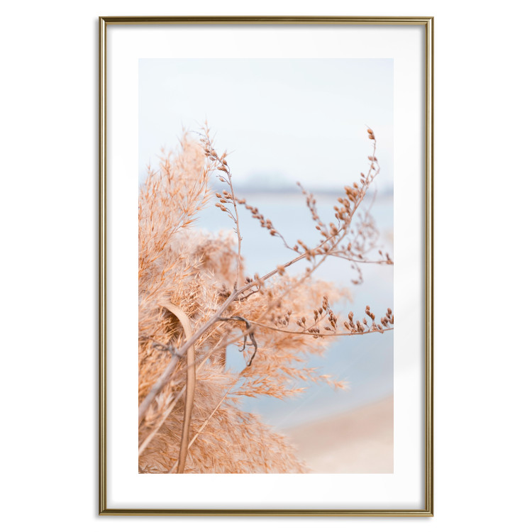 Wall Poster Fancy Branches - landscape of a golden plant against a blurred background 129915 additionalImage 14