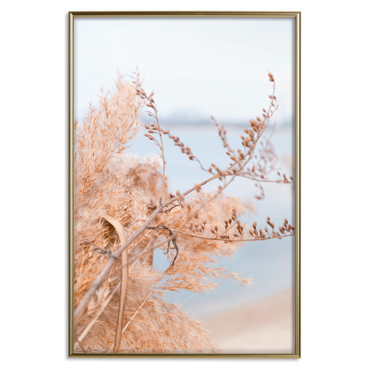 Wall Poster Fancy Branches - landscape of a golden plant against a blurred background 129915 additionalImage 17