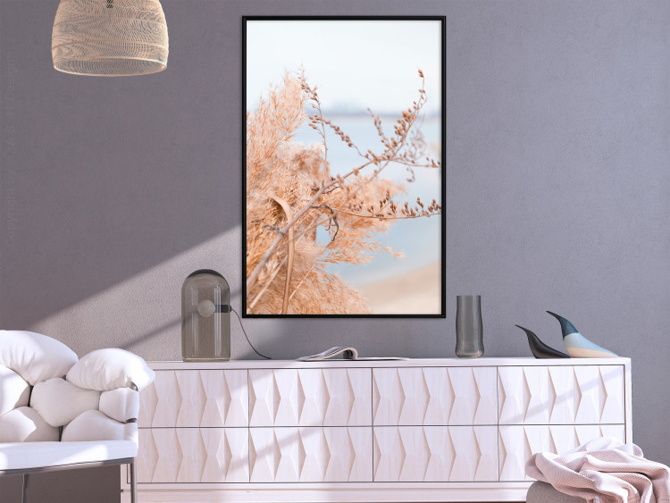 Wall Poster Fancy Branches - landscape of a golden plant against a blurred background 129915 additionalImage 4