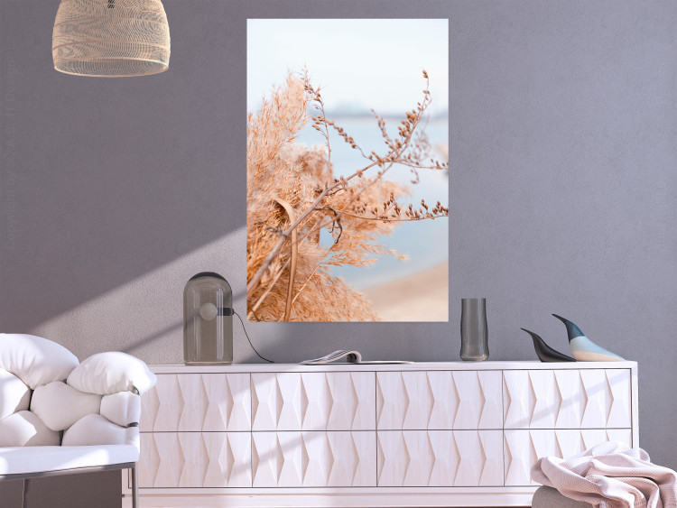 Wall Poster Fancy Branches - landscape of a golden plant against a blurred background 129915 additionalImage 2