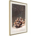 Wall Poster Winter Pinecone - composition of a wintry scene with falling snow 131915 additionalThumb 3