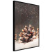 Wall Poster Winter Pinecone - composition of a wintry scene with falling snow 131915 additionalThumb 11