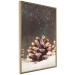 Wall Poster Winter Pinecone - composition of a wintry scene with falling snow 131915 additionalThumb 14