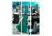 Room Separator Chicago Architecture (3-piece) - big city and ocean from a bird's eye view 133115 additionalThumb 3