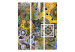 Folding Screen Sunny Mosaic (3-piece) - composition in colorful ethnic background 133515 additionalThumb 3