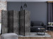 Room Divider Gray Storm II - uneven texture of gray sand with visible gradation 133615 additionalThumb 4
