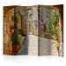 Room Divider Screen Provincial Street in Tuscany II - architecture of houses and street 134015