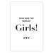 Poster Who Run The World? Girls! - black English quotes in the form of a citation 134215 additionalThumb 18