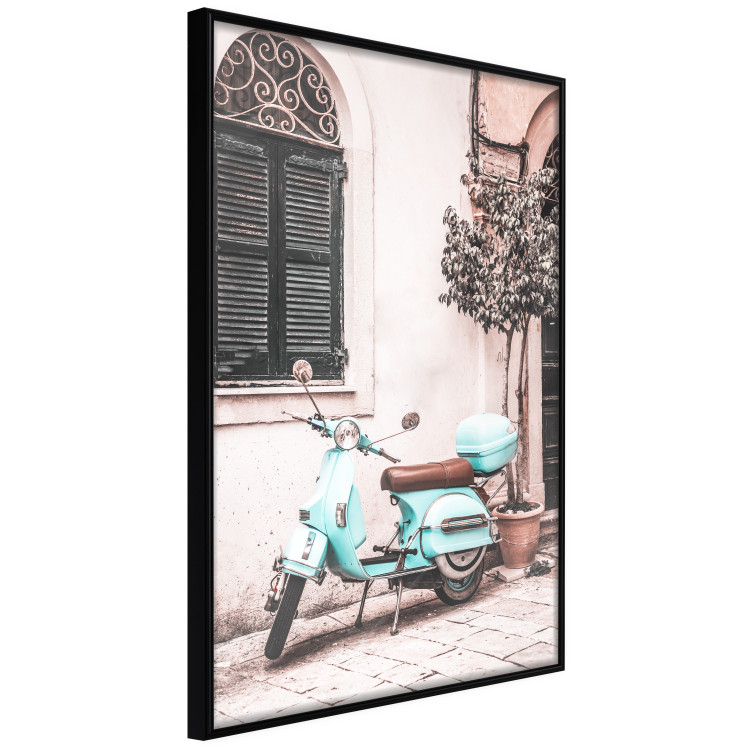 Wall Poster Iconic Vespa - automotive composition against the backdrop of an Italian city street 135915 additionalImage 8
