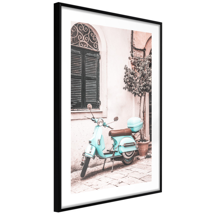 Wall Poster Iconic Vespa - automotive composition against the backdrop of an Italian city street 135915 additionalImage 5