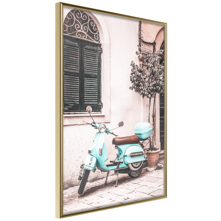 Wall Poster Iconic Vespa - automotive composition against the backdrop of an Italian city street 135915 additionalImage 7
