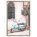 Wall Poster Iconic Vespa - automotive composition against the backdrop of an Italian city street 135915 additionalThumb 9