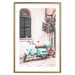 Wall Poster Iconic Vespa - automotive composition against the backdrop of an Italian city street 135915 additionalThumb 13