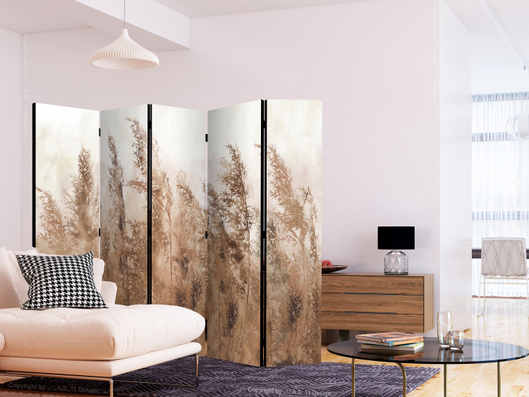 Room Divider Tall Grasses - Brown II [Room Dividers] 136115 additionalImage 2