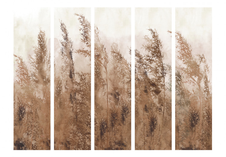 Room Divider Tall Grasses - Brown II [Room Dividers] 136115 additionalImage 3