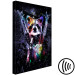 Canvas Happy Raccoon (1-piece) Vertical - futuristic animal composition 138415 additionalThumb 6