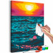 Paint by Number Kit Royal Sea - Sunset in Turquoise Water 145215 additionalThumb 6