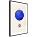 Wall Poster Blue Uranus - Gas Giant with a Solar System in Shades of Blue 146315 additionalThumb 6
