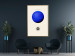 Wall Poster Blue Uranus - Gas Giant with a Solar System in Shades of Blue 146315 additionalThumb 18