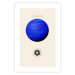 Wall Poster Blue Uranus - Gas Giant with a Solar System in Shades of Blue 146315 additionalThumb 20