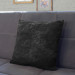 Decorative Microfiber Pillow Black gold - a pattern imitating the surface of a flagstone cushions 146815 additionalThumb 3