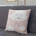 Decorative Microfiber Pillow Cloudscapes - composition in shades of white and pink cushions 147015 additionalThumb 3