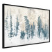 Poster Abstract Grove - Landscape of a Winter Forest With Blue Trees 149015 additionalThumb 4