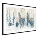 Poster Abstract Grove - Landscape of a Winter Forest With Blue Trees 149015 additionalThumb 3