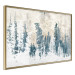 Poster Abstract Grove - Landscape of a Winter Forest With Blue Trees 149015 additionalThumb 7