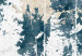 Poster Abstract Grove - Landscape of a Winter Forest With Blue Trees 149015 additionalThumb 2