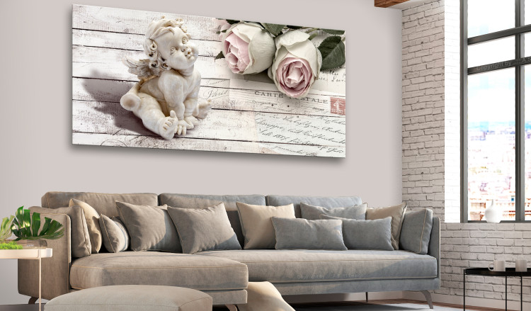 Large canvas print Cupid with Roses II [Large Format] 150815 additionalImage 5