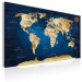 Large canvas print World Map: Deep Blue [Large Format] 150915 additionalThumb 2