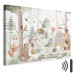 Canvas Print School in the Forest - Bear Teaching the Other Animals in the Clearing 151215 additionalThumb 8
