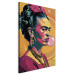 Large canvas print Frida Kahlo - Portrait of a Woman With Bubble Gum in Pop-Art Style [Large Format] 152215 additionalThumb 2