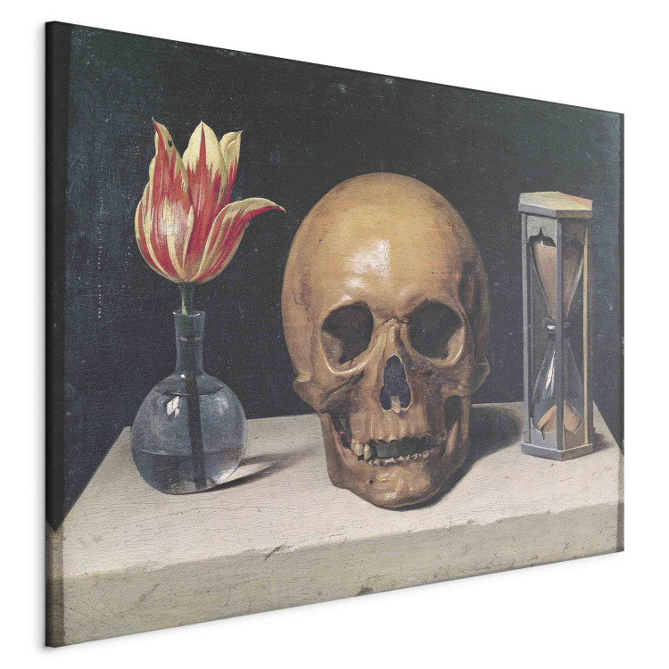 Art Reproduction Vanitas Still Life with a Tulip, Skull and Hour-Glass 153115 additionalImage 2