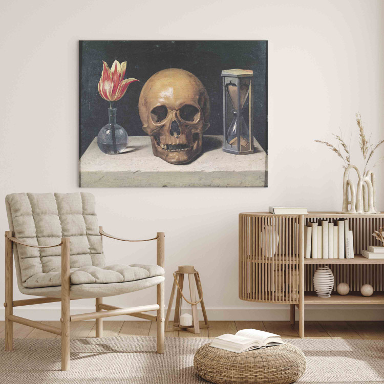 Vanitas 3 Colorful Floral Decorated Skull Wall Art