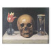 Art Reproduction Vanitas Still Life with a Tulip, Skull and Hour-Glass 153115