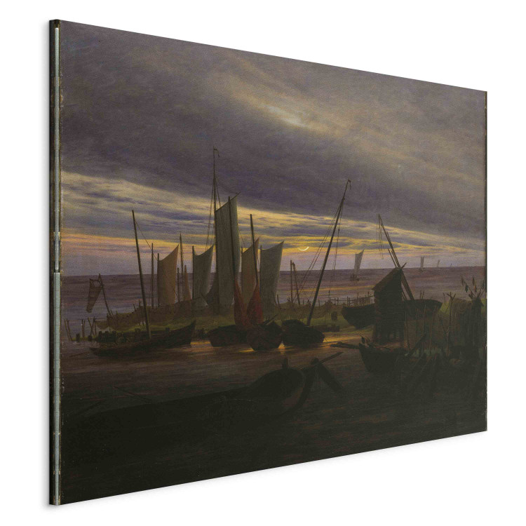 Art Reproduction Ships in the harbour in the evening 156815 additionalImage 2