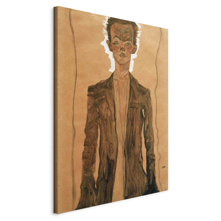 Art Reproduction Self-Portrait in a brown coat 158815 additionalImage 2